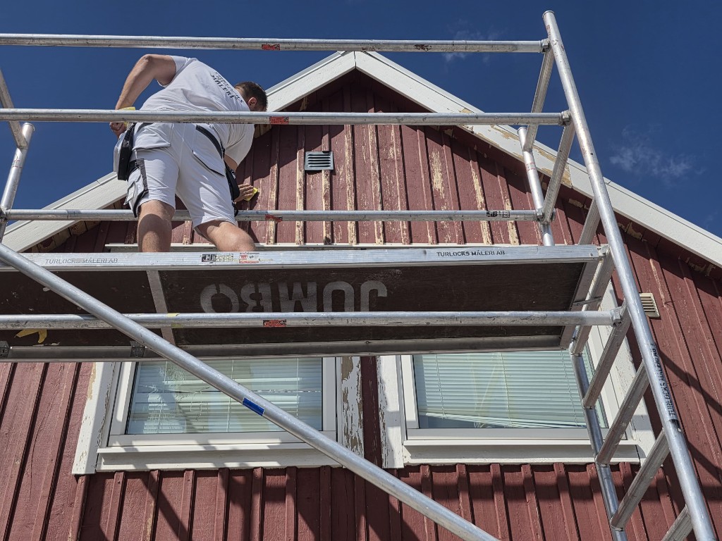 Fasad målning två våningshus – bild 1