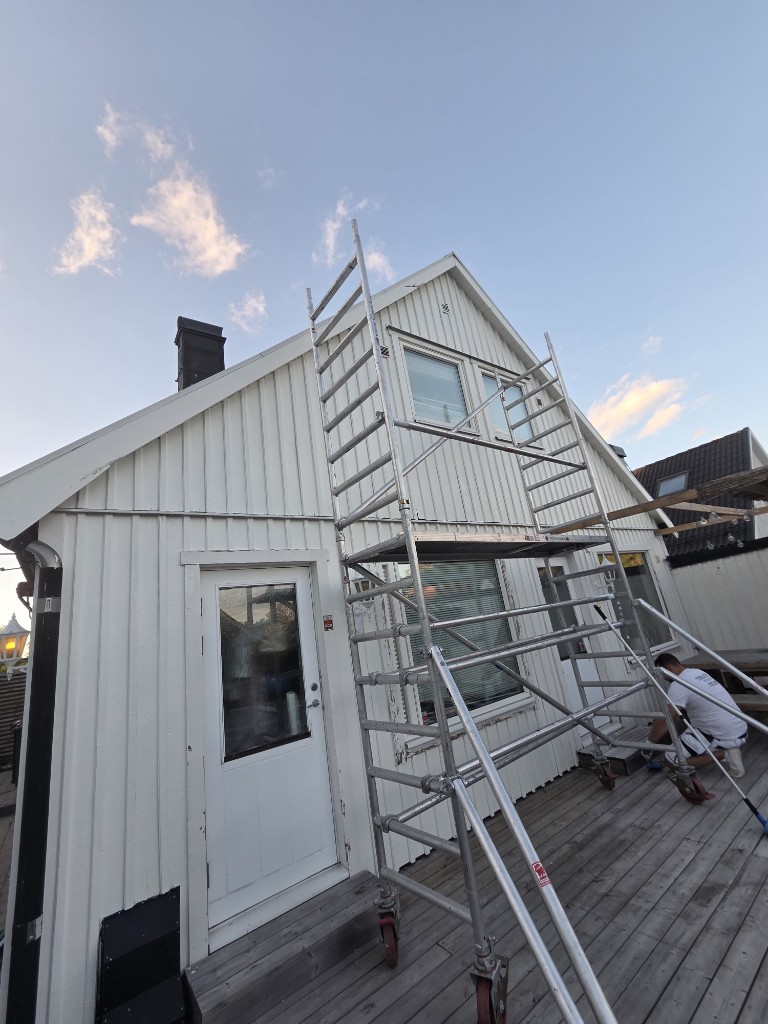 Fasad målning två våningshus – bild 5